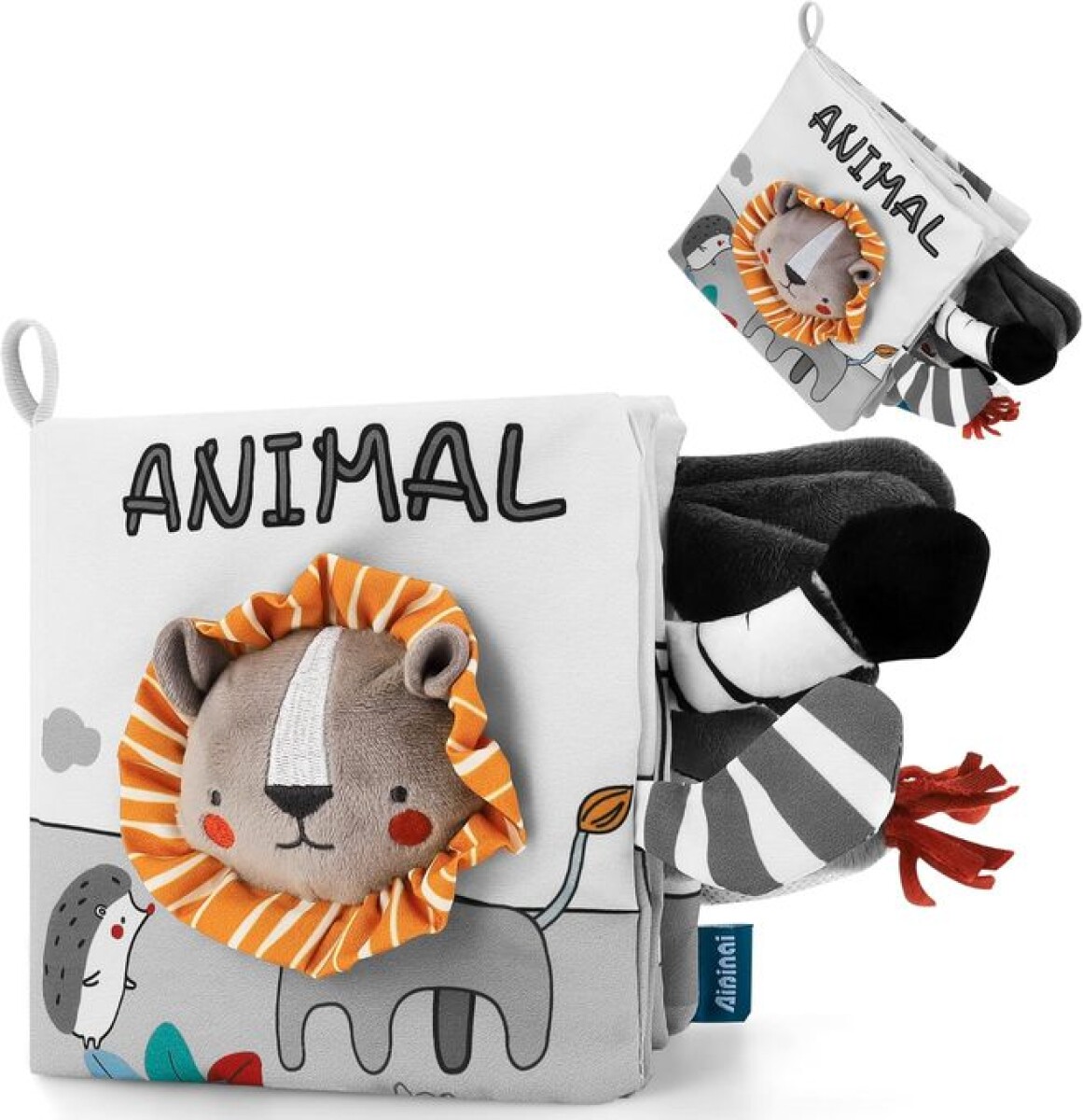Libro texturas estimulacion animales - leon 