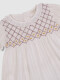 Vestido Nido De Abeja Blanco