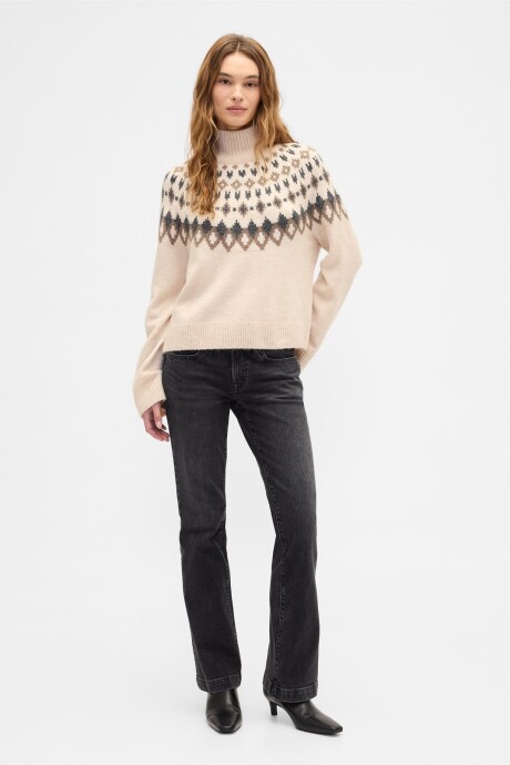 Buzo Polera Fairisle Mujer Hb368