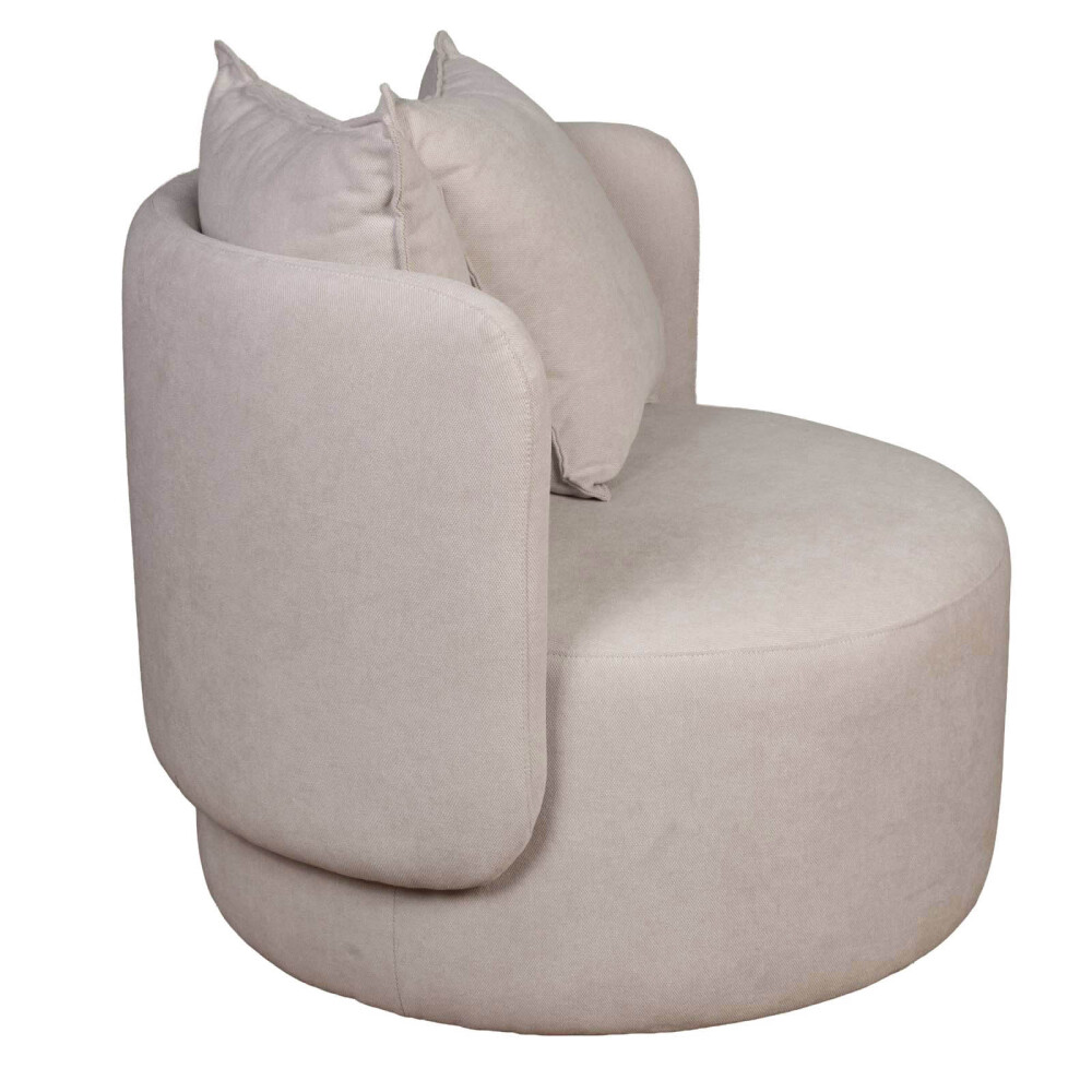 BUTACA 1 CUERPO TELA NATURAL-BEIGE LUNA NATURAL