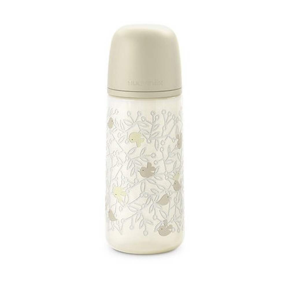 Biberón 360ml tetina fisiológica SX PRO - new prints birds beige