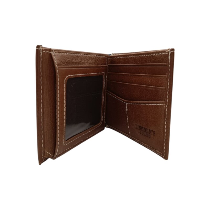 BILLETERA DE HOMBRE LINCOLNS 24 marróncombinado