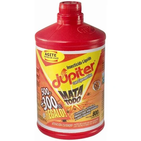 INSECTICIDA JUPITER LIQUIDO JUPITER 500 CC+300 CC INSECTICIDA JUPITER LIQUIDO JUPITER 500 CC+300 CC