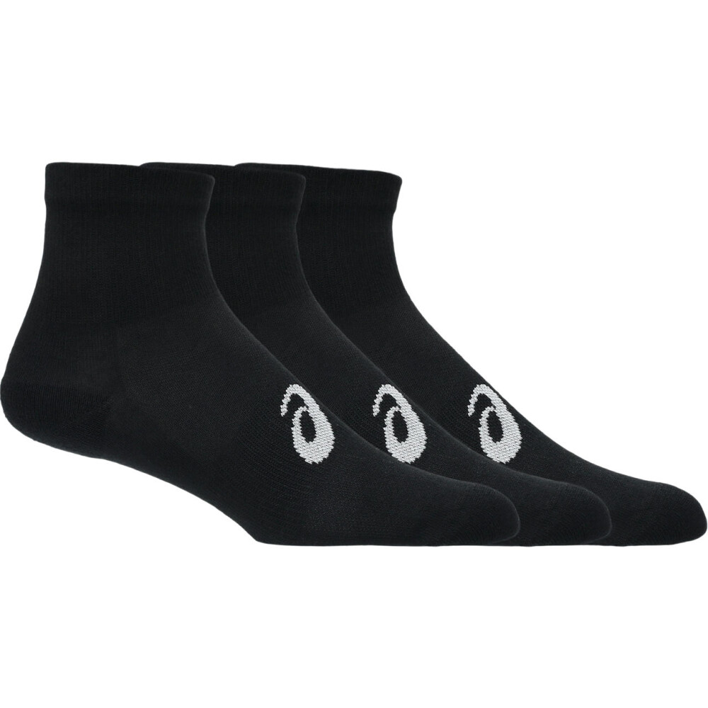Medias Training 3 Pack Quarter Sock Unisex Performance Black