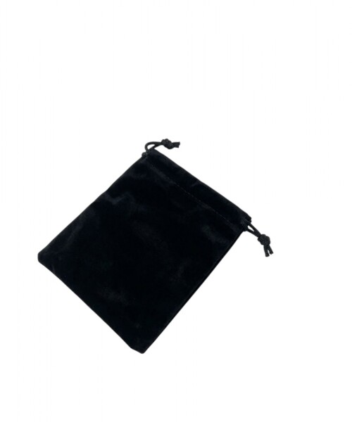 BOLSA DE GAMUZA 10X8 CM NEGRO
