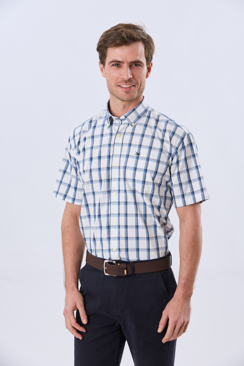 CAMISA CUADROS Azul