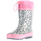 Bota de Niña Mini Miss Carol de lluvia ANI con puño de nylon ajustable Gris