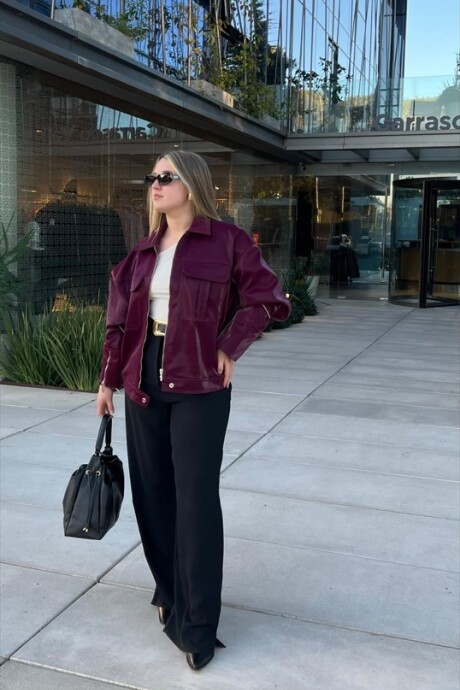 Chaqueta Elen Bordeaux