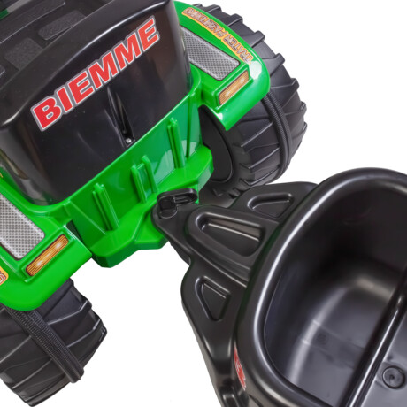 Auto Tractor A Pedal +Remolque Infantil Hecho Brasil Verde