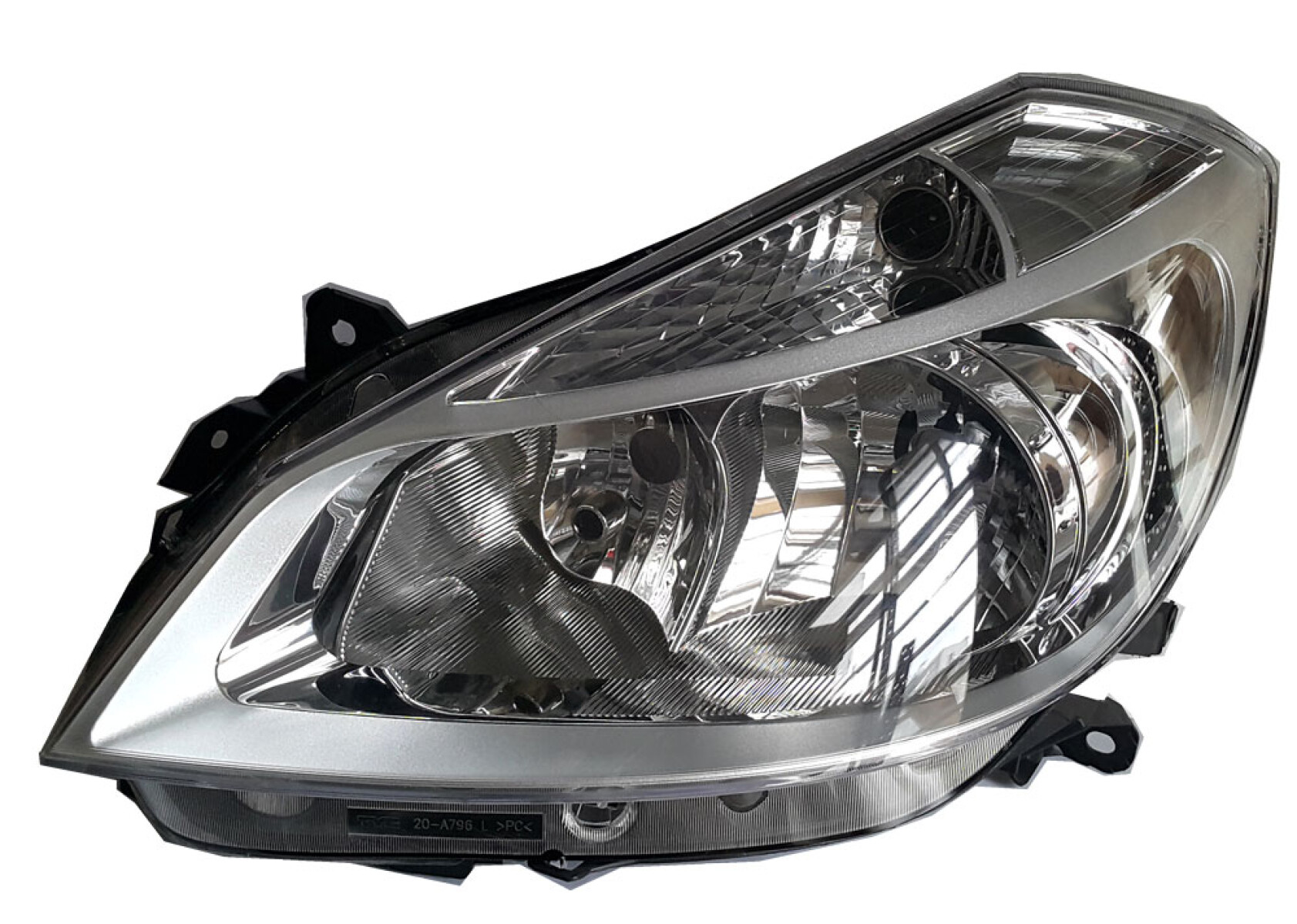 SEMIOPTICAS RENAULT CLIO III EUROPA 05-09 IZQ. FONDO CROM.H7 TYC 