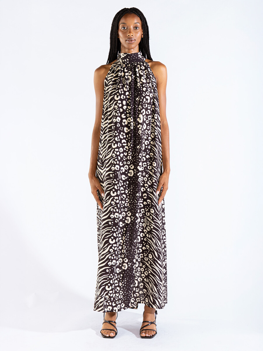 MICHU HALTER DRESS 