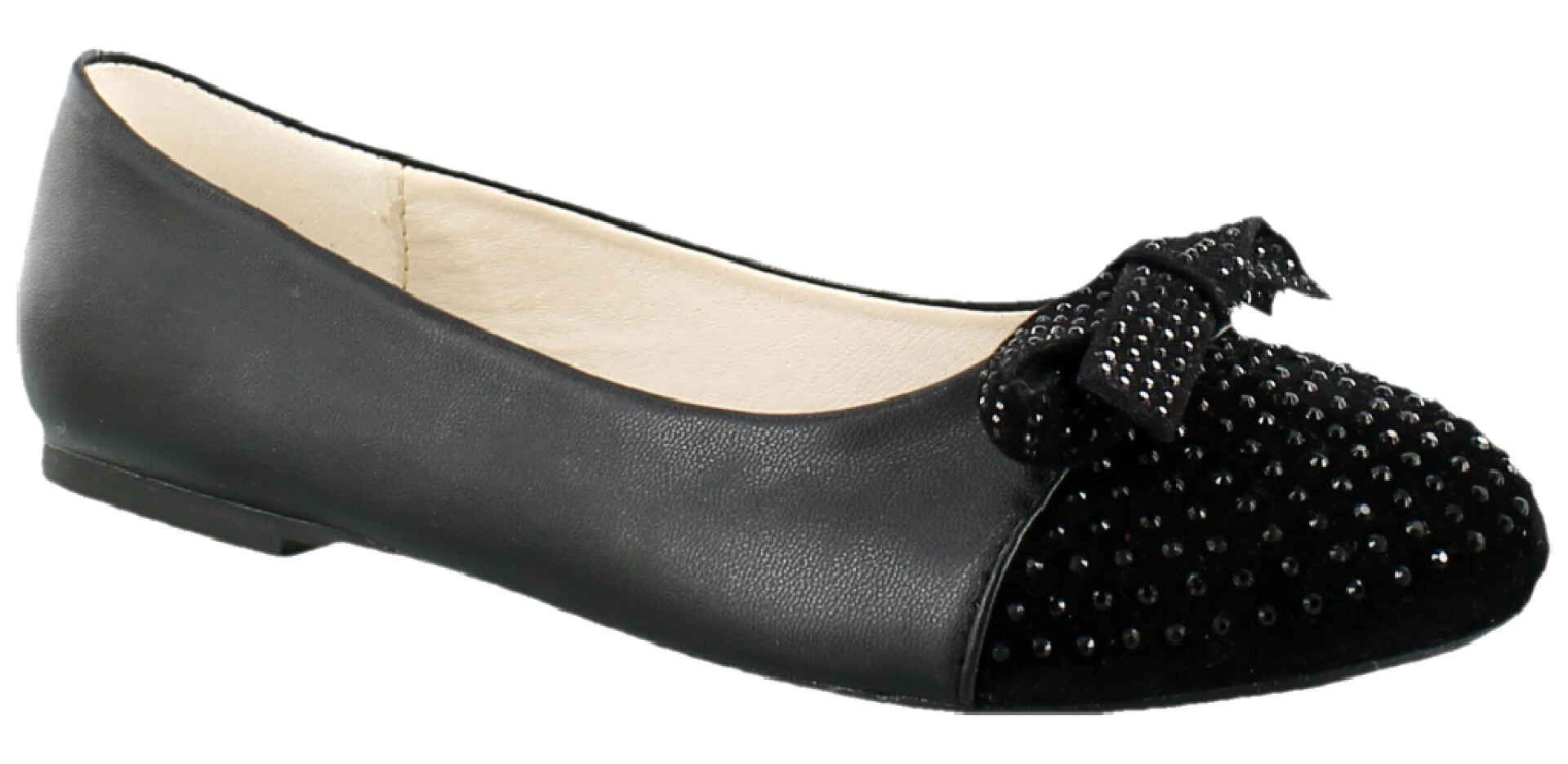 Balerinas Infantiles Croco Kids Zapato Gacela - Negro 