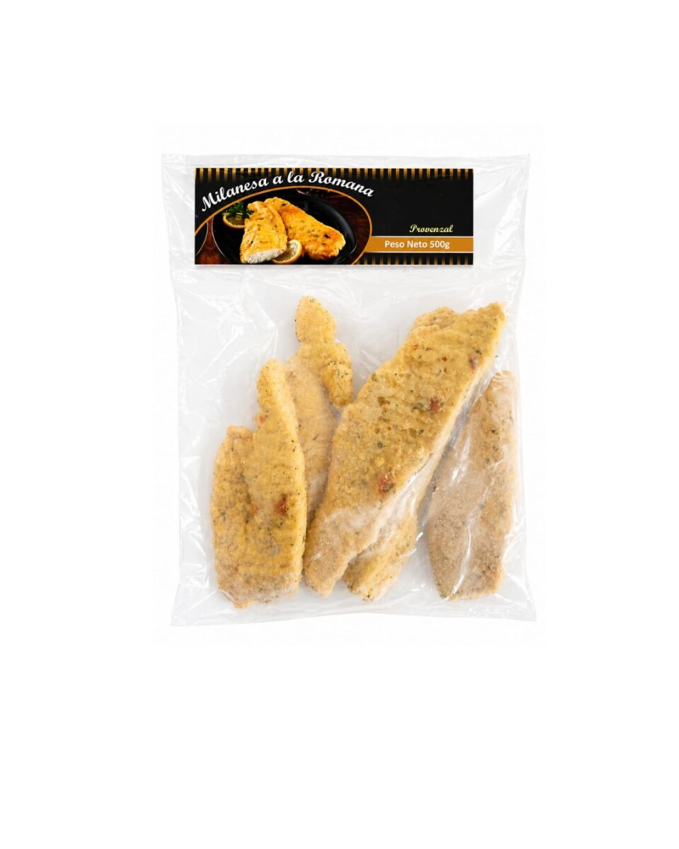 MILANESA DE MERLUZA A LA ROMANA 500G 