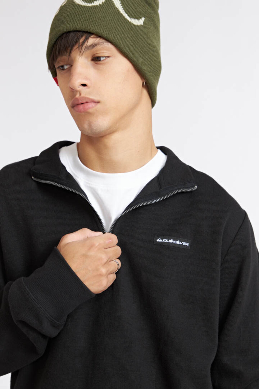 Quiksilver Buzo KIAN Hombre - Negro Negro