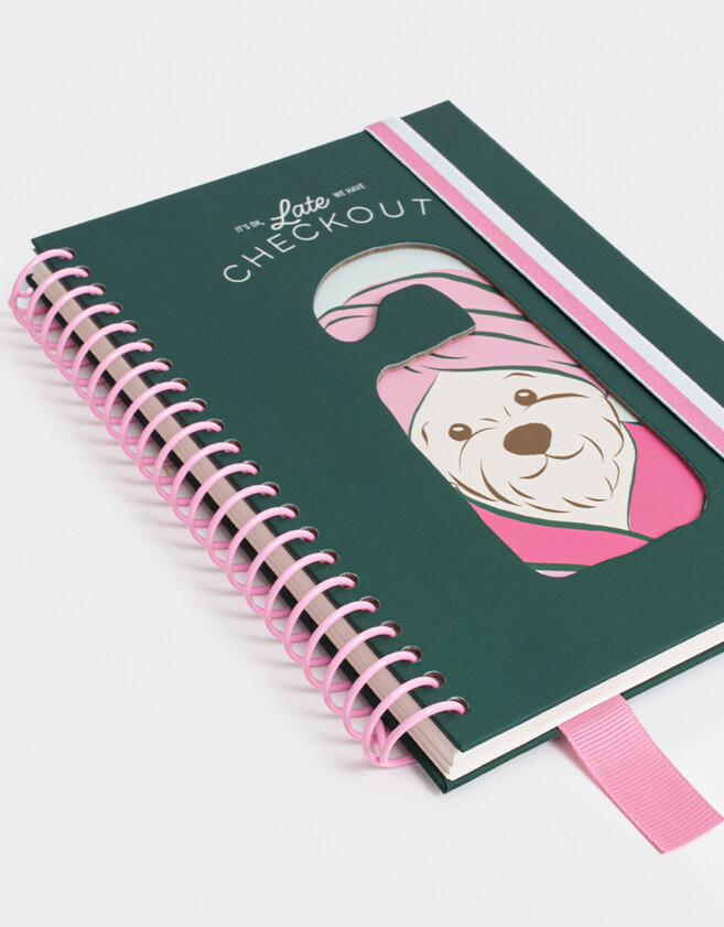 Anotadores Cuadernos y Memos Cuaderno A5 Checkout - Verde Oscuro