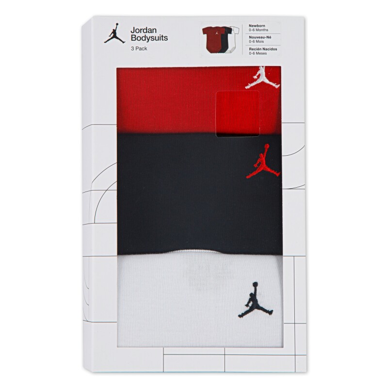 Body Jordan Everyday Essentials Baby Bodysuits de Niños Rojo