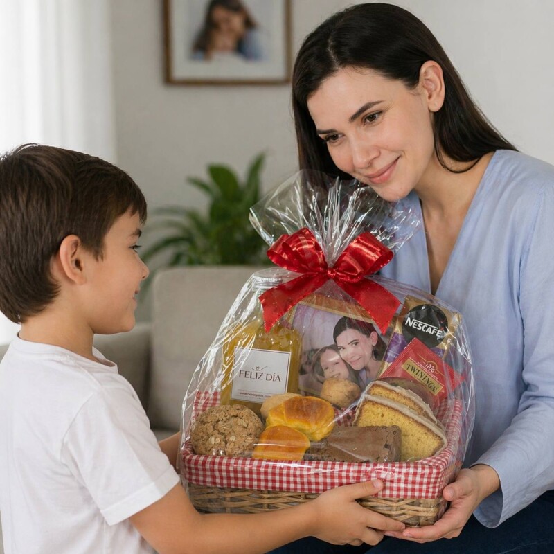 Desayuno personalizado con foto Mamá Desayuno personalizado con foto Mamá
