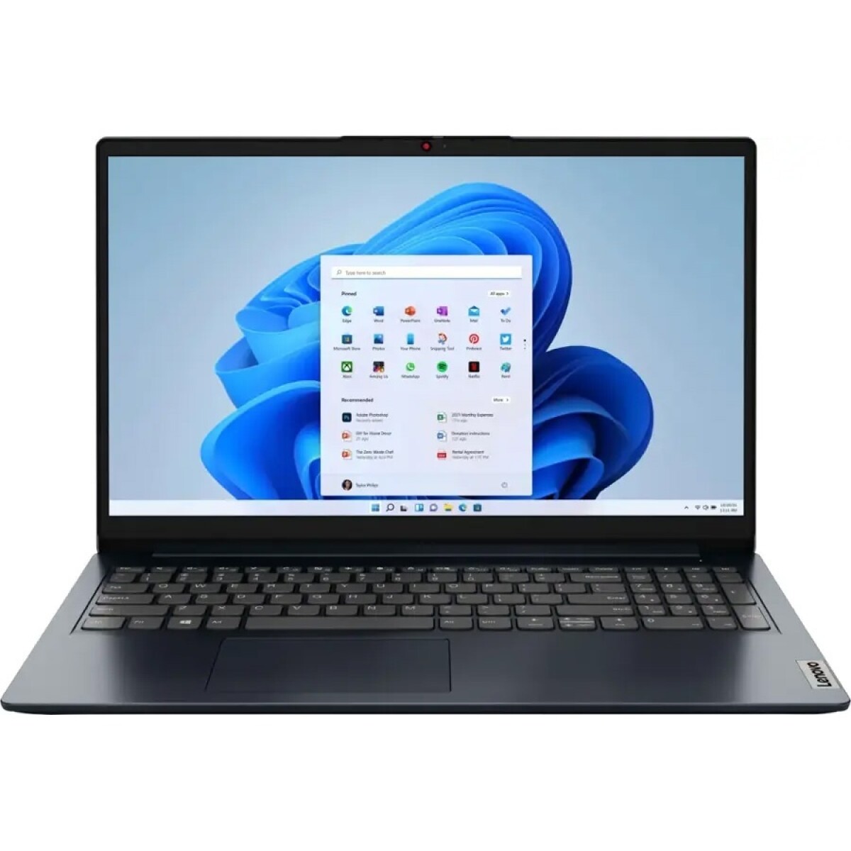 Notebook Lenovo Ryzen 3 4.1Ghz, 4GB, 128GB SSD, 15.6" FHD, Win 11 