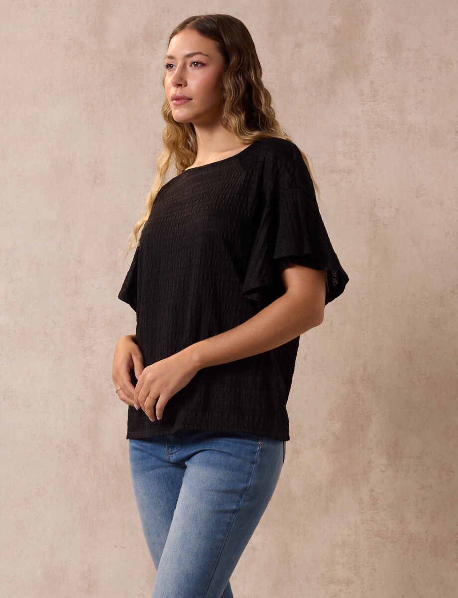 Blusa Relieve - Negro 