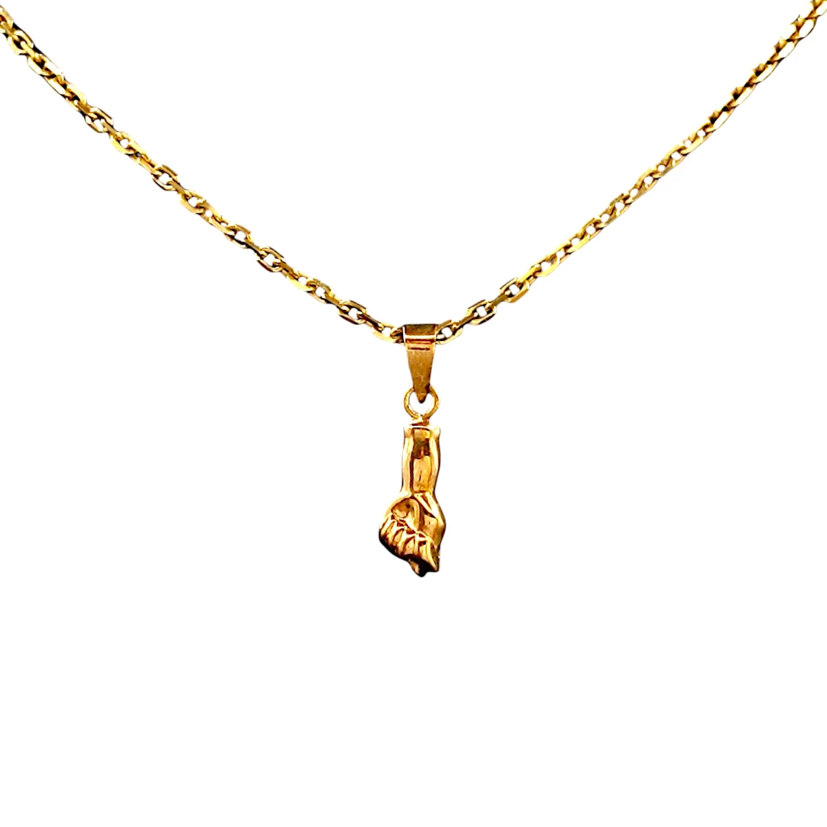 Dije Puño Higa-Oro bajo-Sin piedra-CP8511 - sinpiedra 