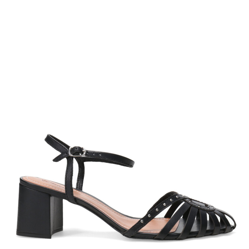 Sandalias de Mujer Miss Carol con Taco Negro