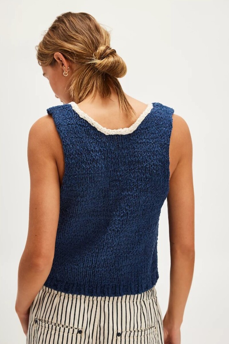 TOP SICILY SWEATER Azul