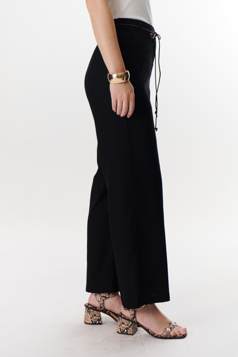 PANTALON LINO LYRIO NEGRO