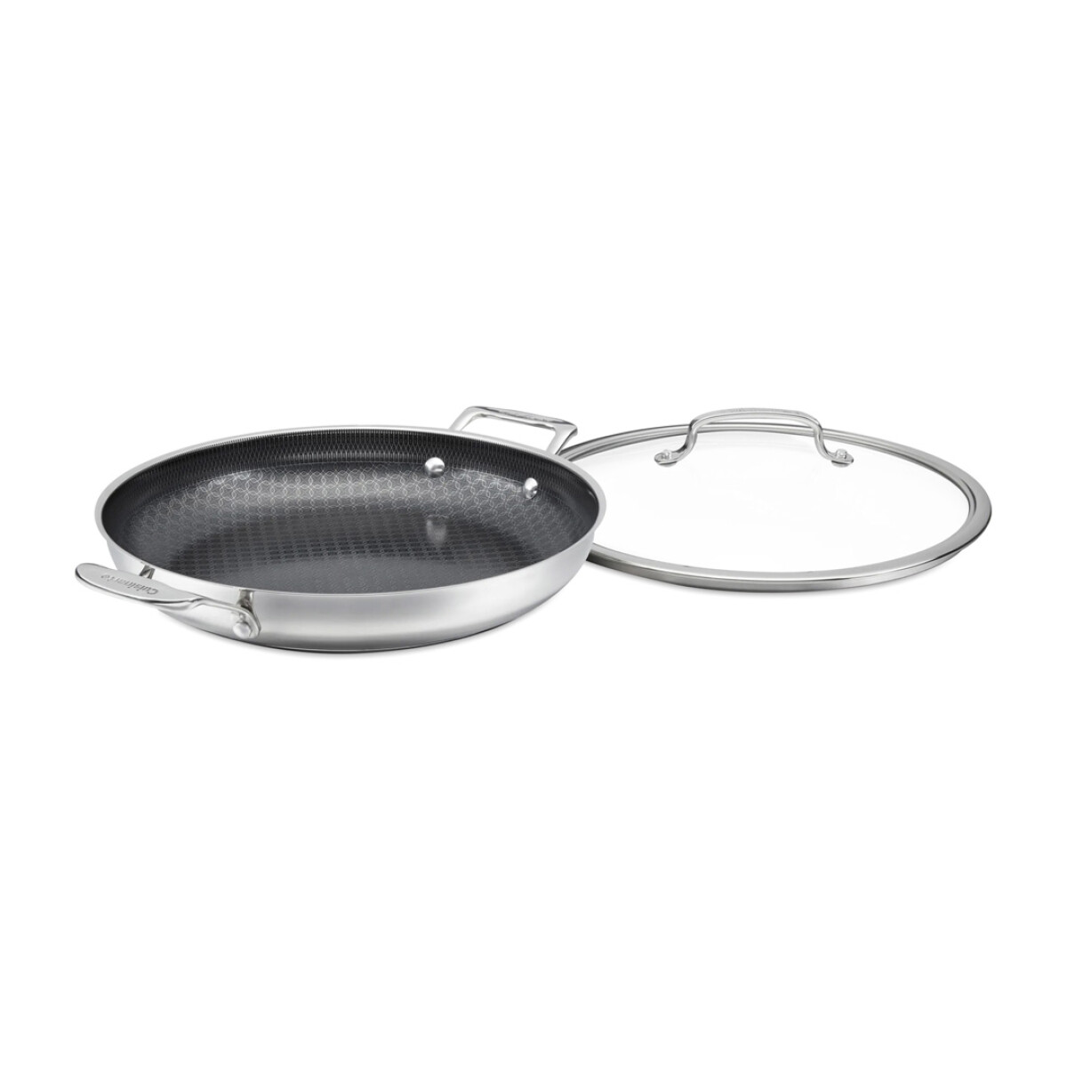Cuisinart® FUSIONPLUS HYBRID SARTÉN MULTIUSO CON TAPA EN ACERO INOXIDABLE 12" 