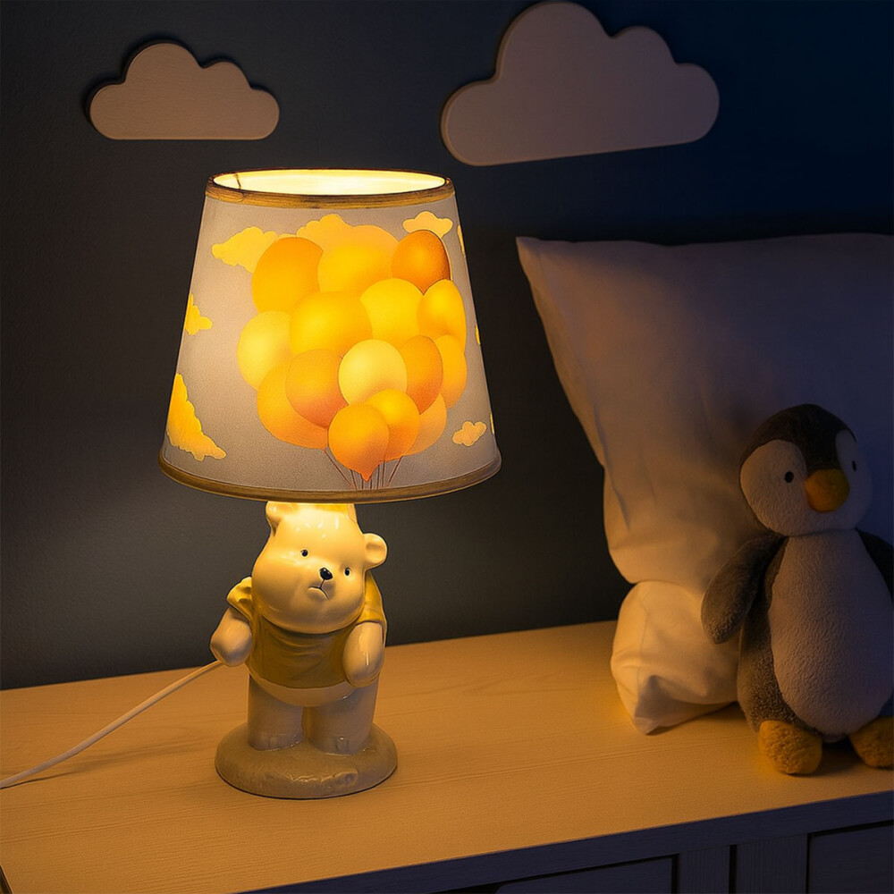 Lampara Infantil De Mesa Para Niños Con Diseño De Osito Lampara Infantil De Mesa Para Niños Con Diseño De Osito