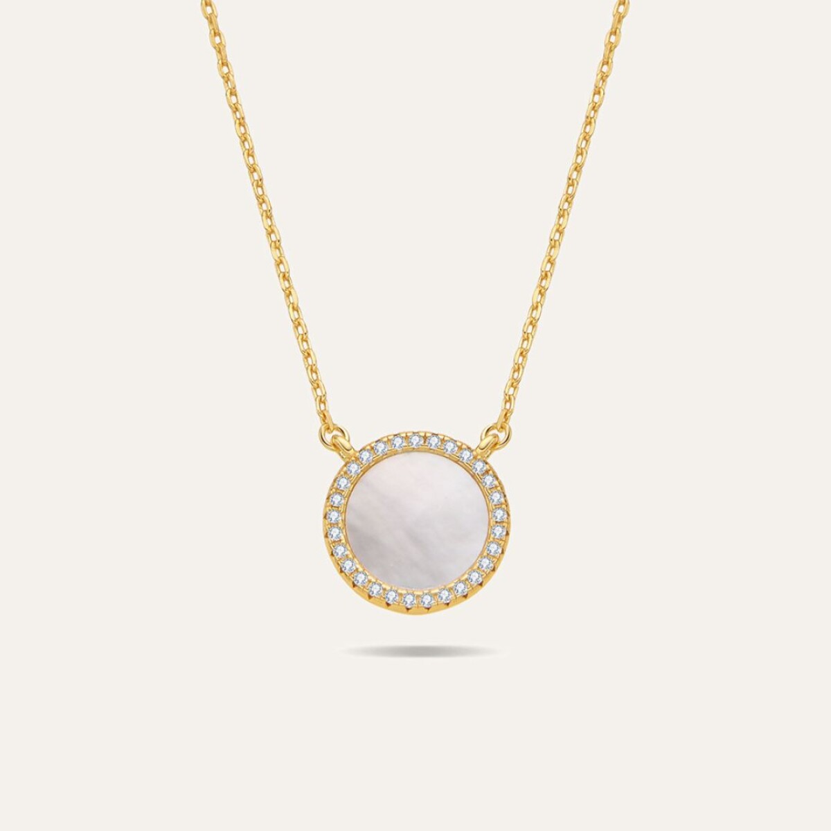 Collar Aura - Plata y Baño de Oro 
