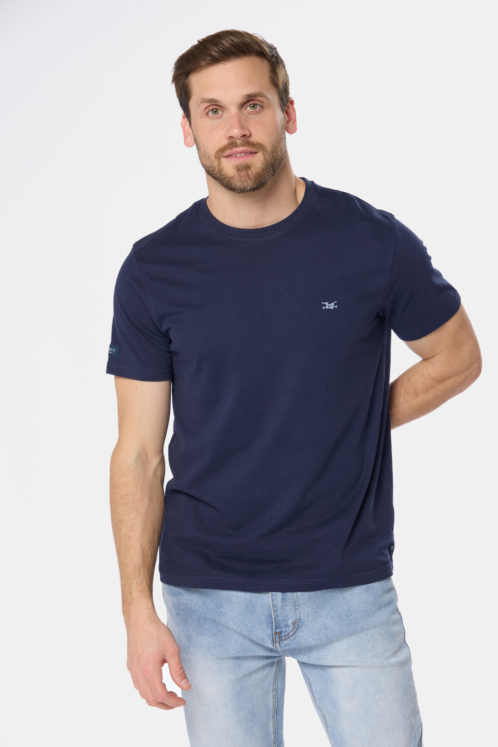 REMERA LISA Azul