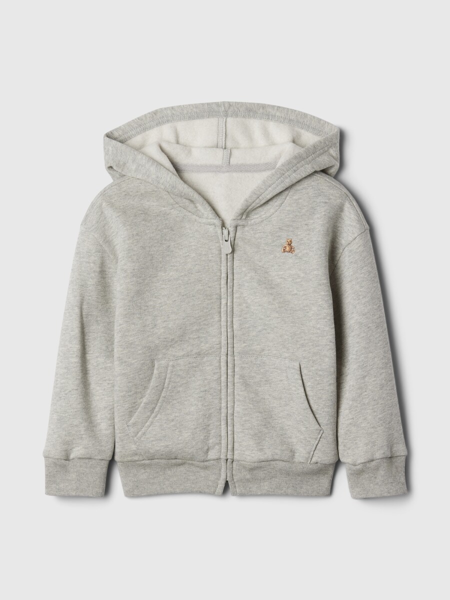 Canguro Con Cierre Logo Brannan Toddler Niño - Light Heather Grey B08 