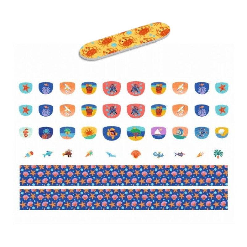 Stickers Decorativos Uñas Djeco Niñas Stickers Decorativos Uñas Djeco Niñas