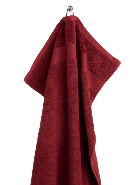 Toalla de baño KARLSTAD 70x140 burdeos Toalla de baño KARLSTAD 70x140 burdeos