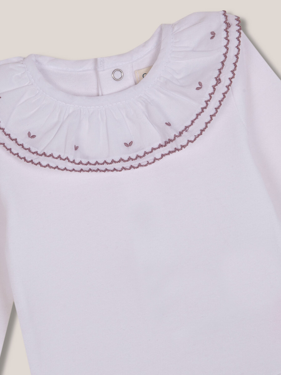 Body Cuello Doble Blanco Optico