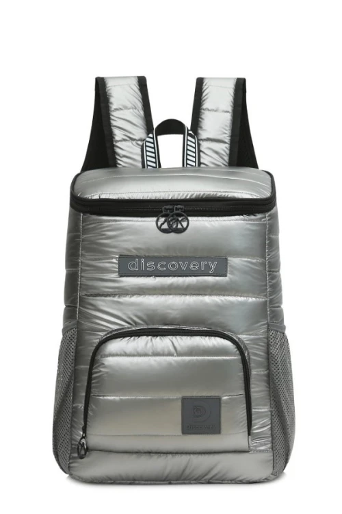 Mochila lonchera térmica puffer Gris