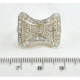 Anillo De Platino, Oro 18K Con Brillantes Y Diamantes Anillo De Platino, Oro 18K Con Brillantes Y Diamantes