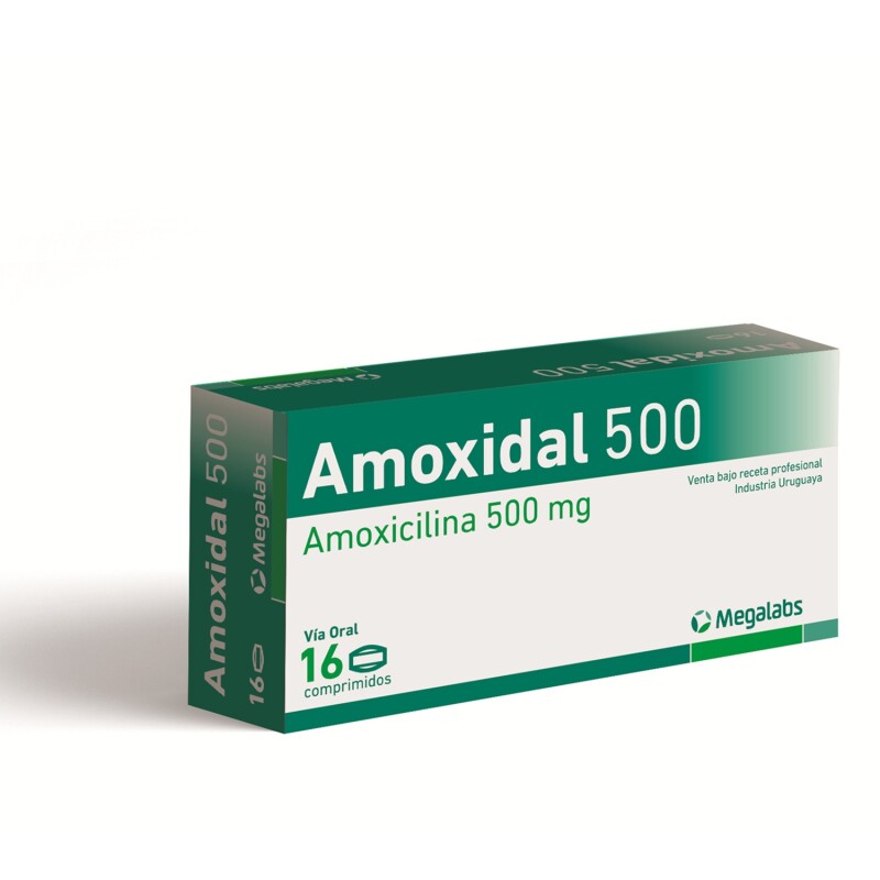Amoxidal 500 Mg. 16 Comp. Amoxidal 500 Mg. 16 Comp.