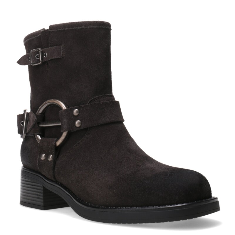 Botas de Mujer Miss Carol HILE de cuero Negro