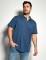 Remera polo estampada Caly Azul