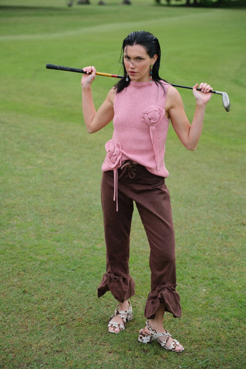 Rosette Fisher Pants Chocolate