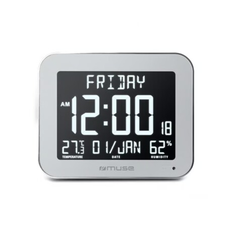 Reloj De Pared Muse M-090wmc Con Pantalla Lcd Reloj De Pared Muse M-090wmc Con Pantalla Lcd