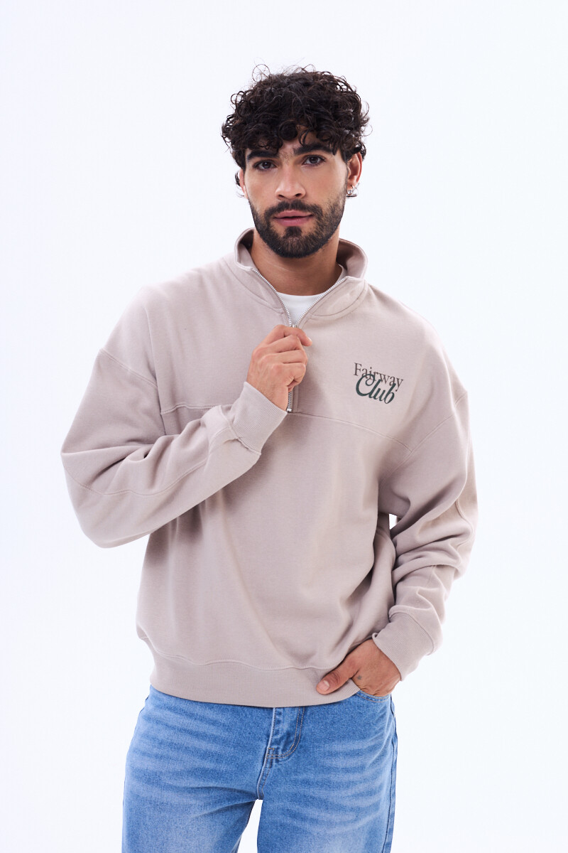 Buzo de felpa Jaen Beige