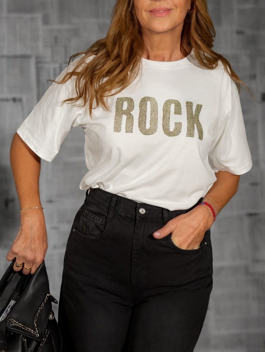 Remera Rock - Blanco 