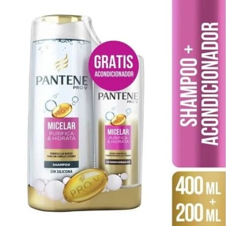 Pack Pantene Micelar Shampoo 400ml + Acondicionador 200ml Pack Pantene Micelar Shampoo 400ml + Acondicionador 200ml