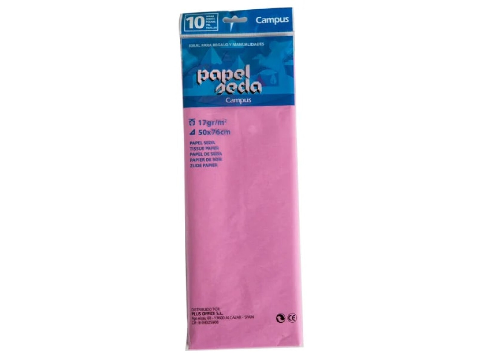 Papel Seda Campus x10 - Rosa Oscuro 