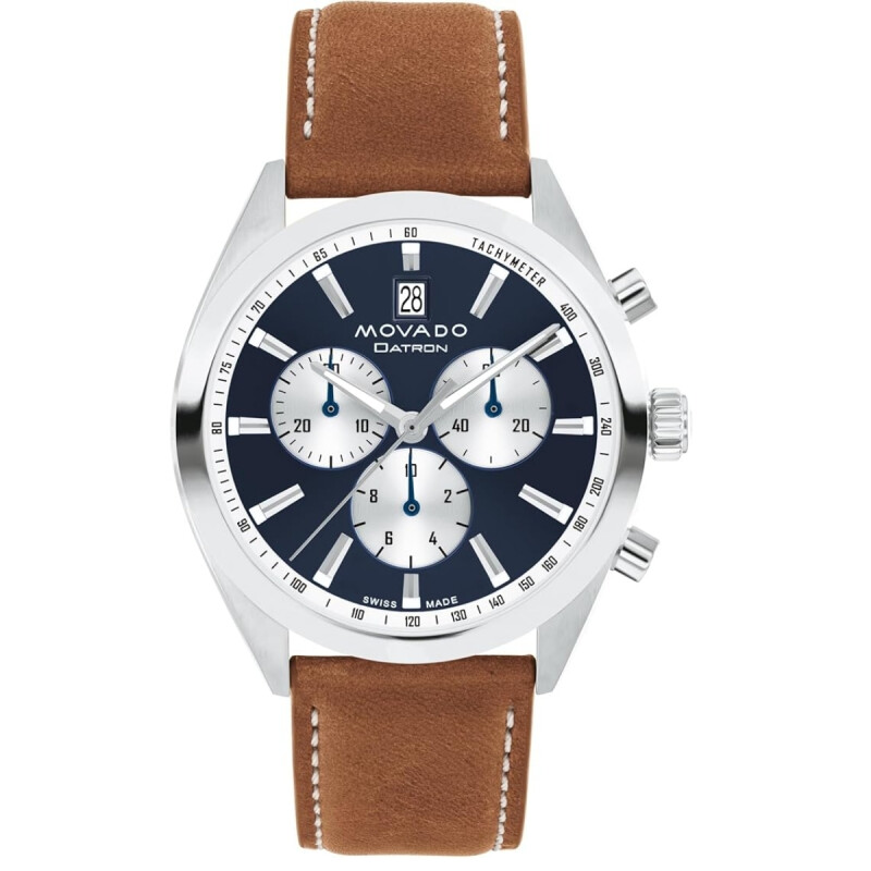 MOVADO HOMBRE HERITAGE , CRONOGRAFO , CALENDARIO FECHADOR , MOVIMIENTO SUIZO , DOS AÑOS DE GRANTIA 22m3650181