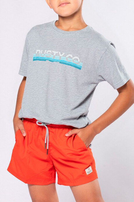 T-SHIRT CHAUSIE BOY RUSTY Gris Claro