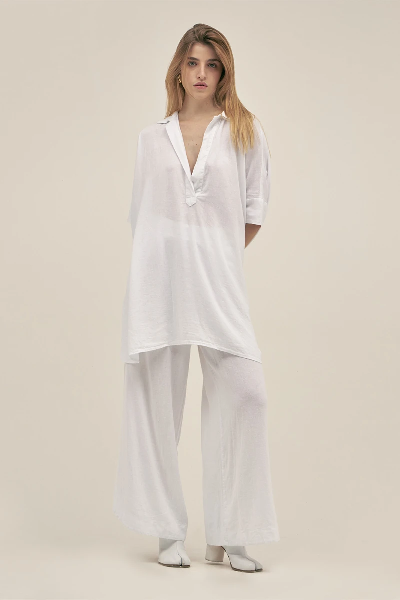 ABBY TUNIC White
