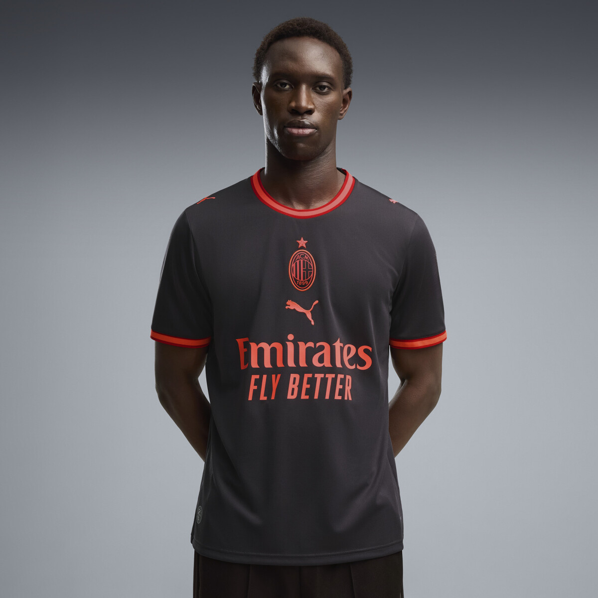 ACM Third Jersey 78413803 - Gris/Rojo 